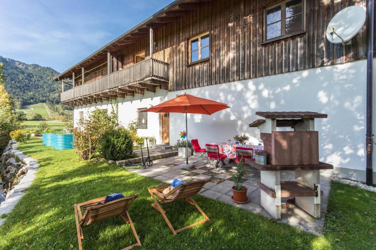 Alpen Chalet Alte Talstation Apartment Lenggries Bagian luar foto